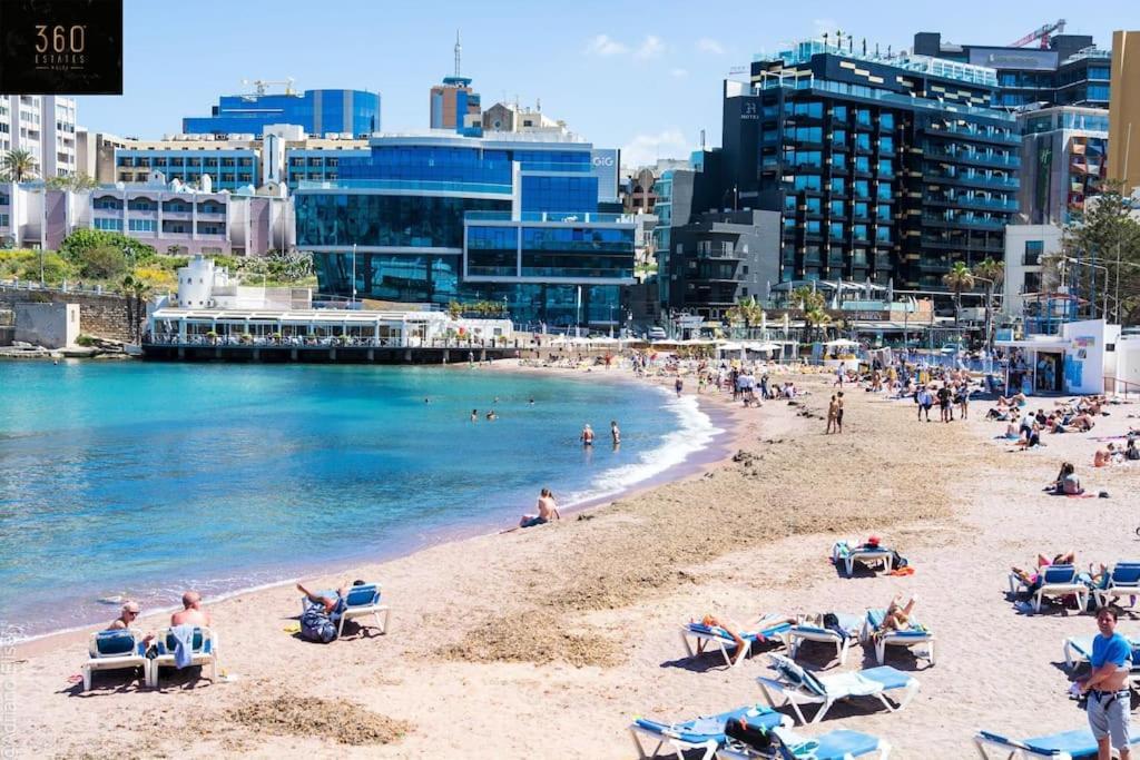 One Of A Kind, Seafront Property In St Georges Bay By 360 Estates Saint Julian's 외부 사진